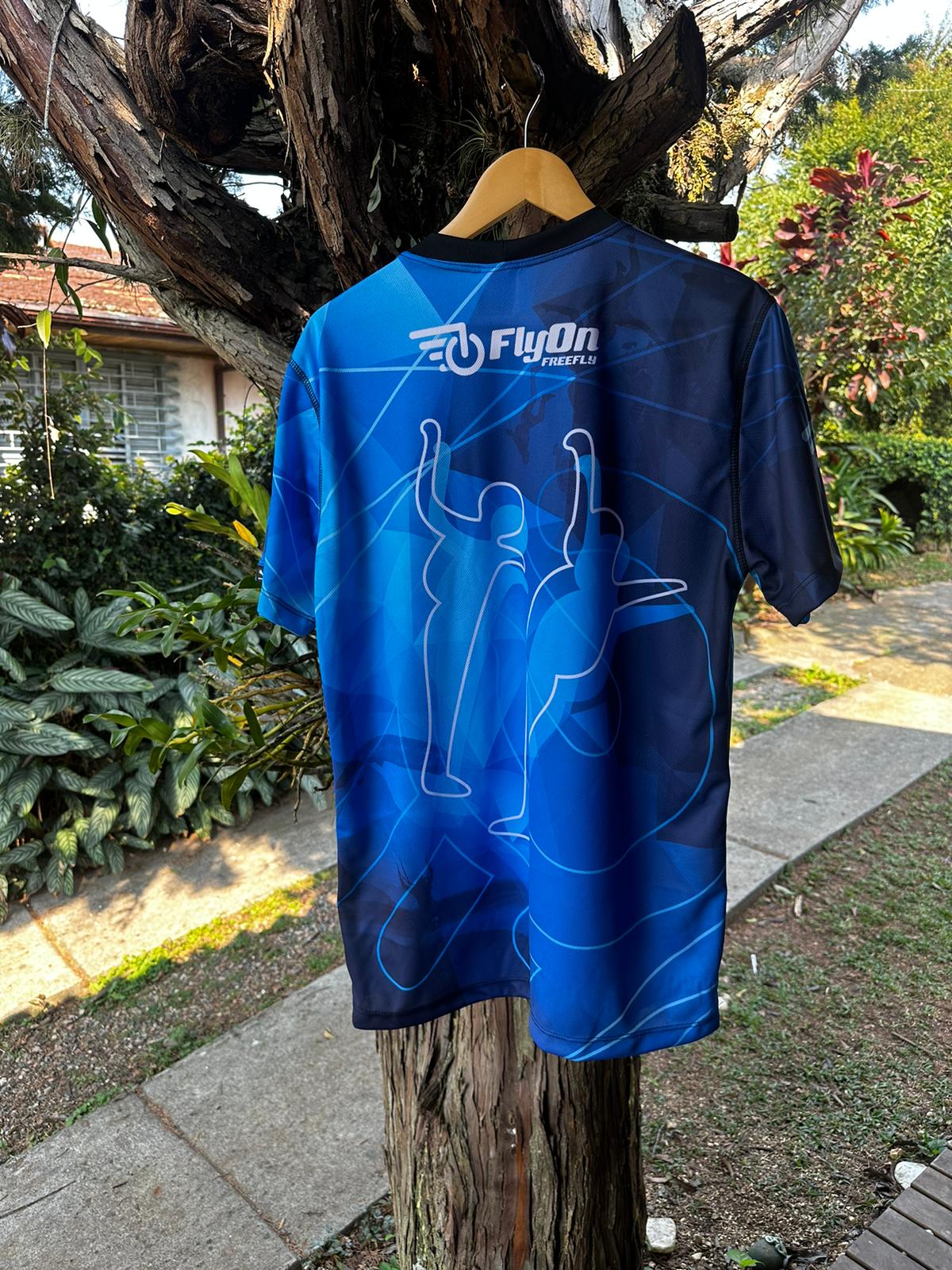 CAMISA MANGA CURTA FLYON AZUL - TAMANHO M