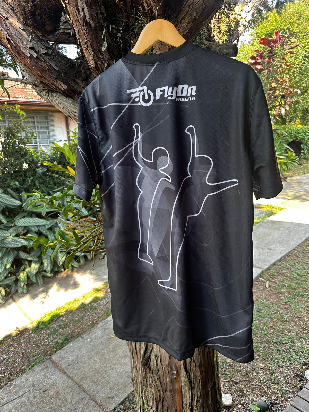 CAMISA MANGA CURTA FLYON BLACK - TAMANHO XG