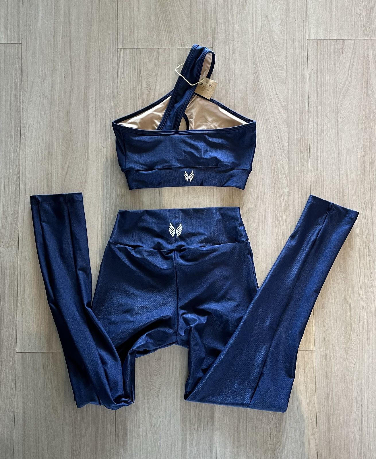 VINGE GO GIRLS CONJUNTO LEGGING + TOP - AZUL