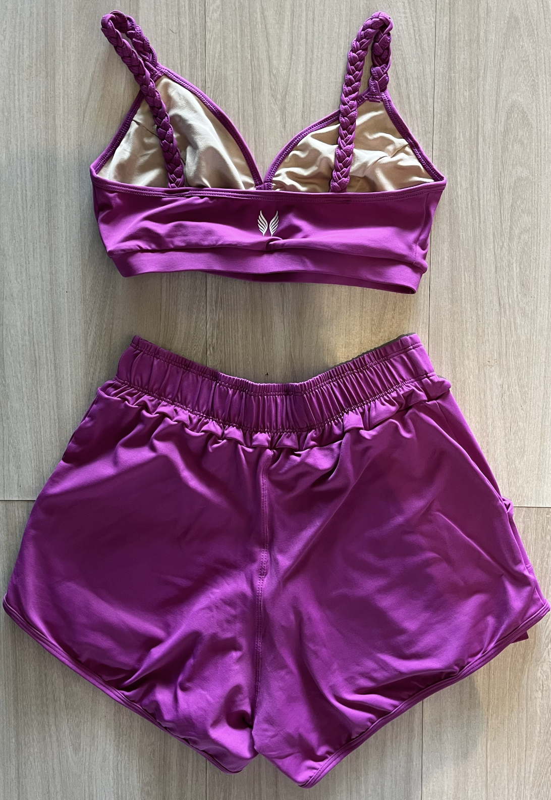 VINGE GO GIRLS CONJUNTO SHORT + TOP - ROXO 02