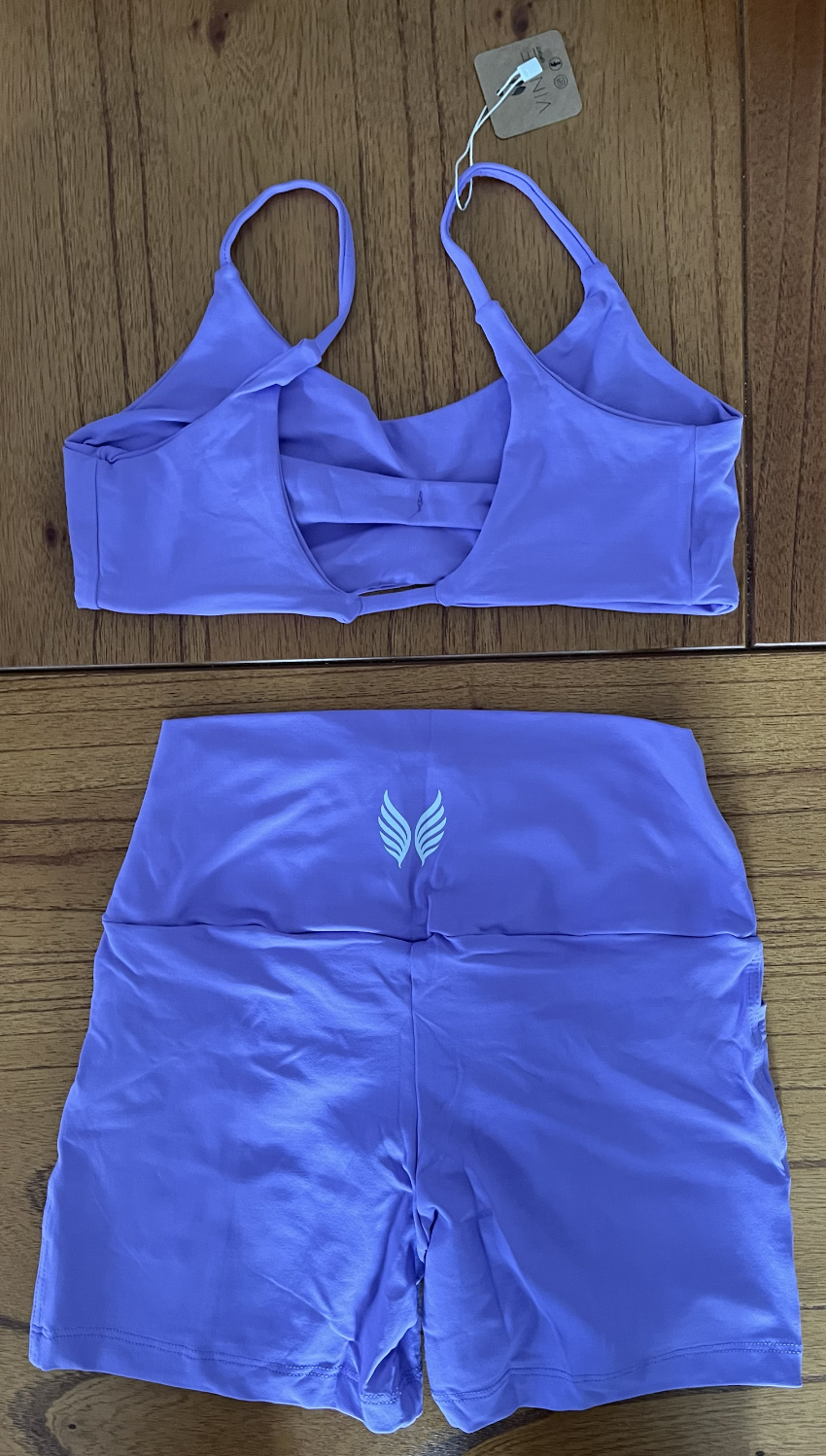 VINGE GO GIRLS CONJUNTO SHORT + TOP - LILAS