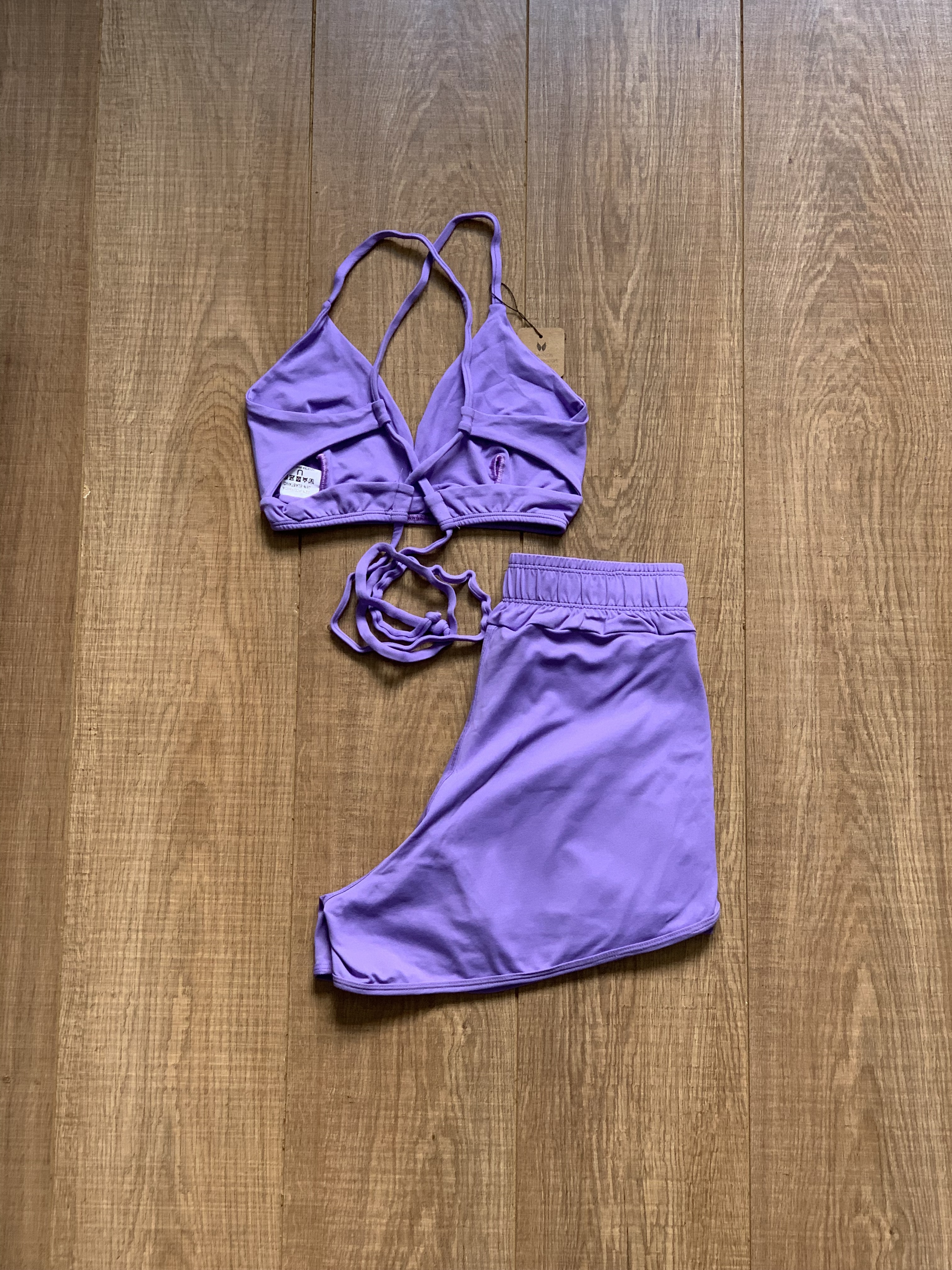 VINGE GO GIRLS CONJUNTO SHORT + TOP - ROXO