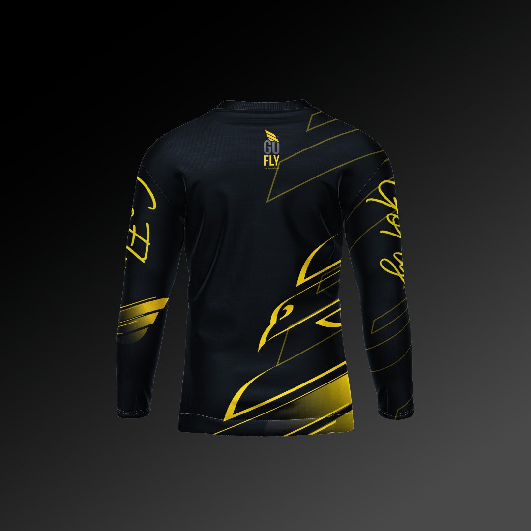 CAMISA JERSEY  GOFLY PRETA - TAMANHO GG