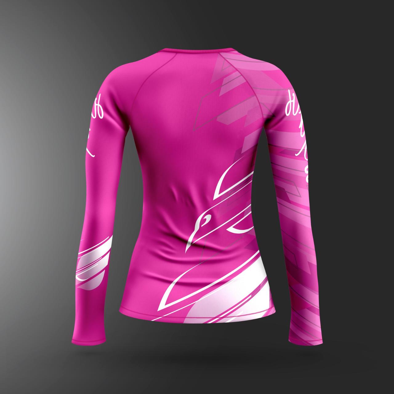 CAMISA JERSEY BABYLOOK GO GIRLS MAGENTA - TAMANHO M