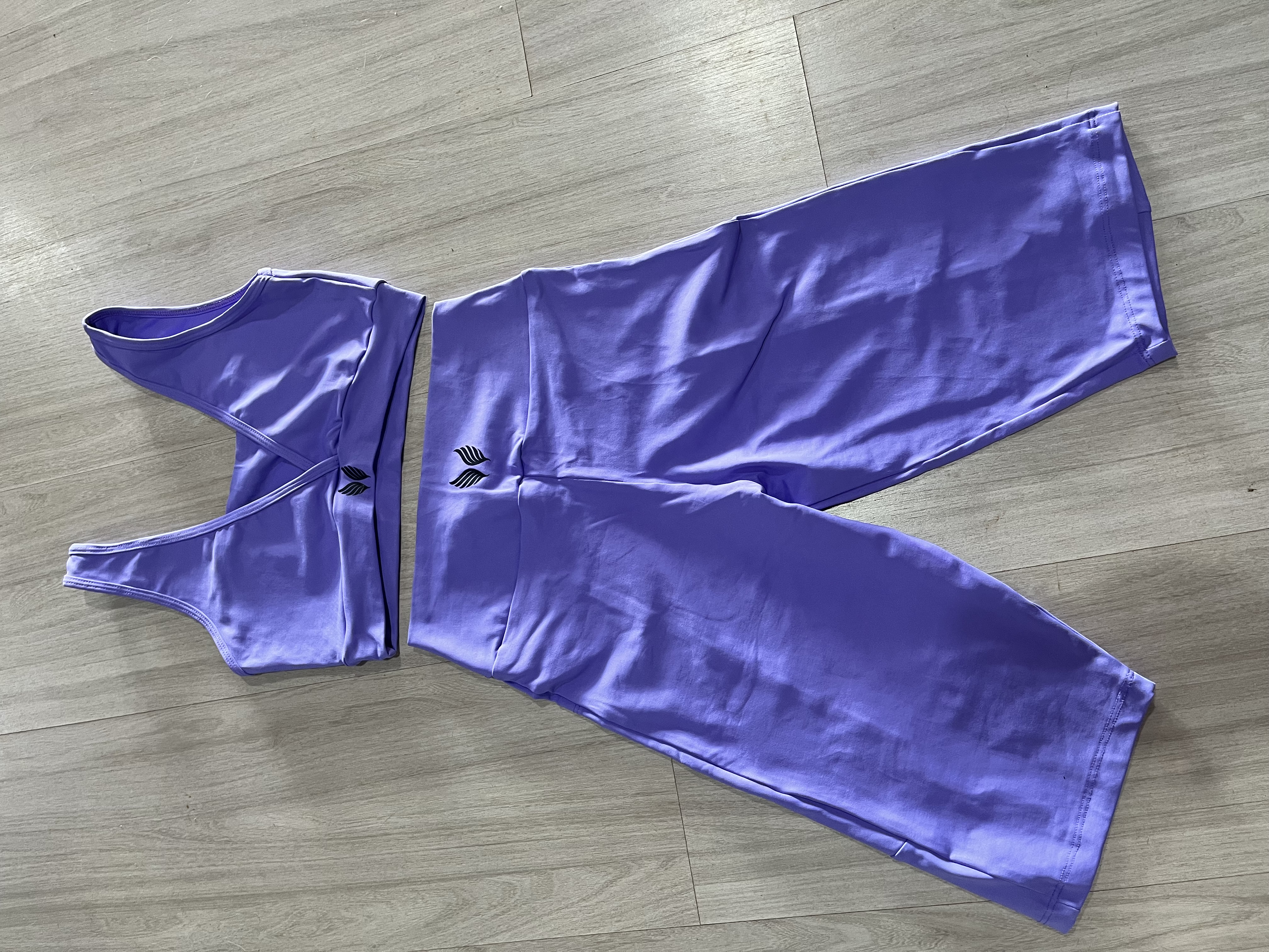 VINGE GO GIRLS CONJUNTO SHORT + TOP LILÁS